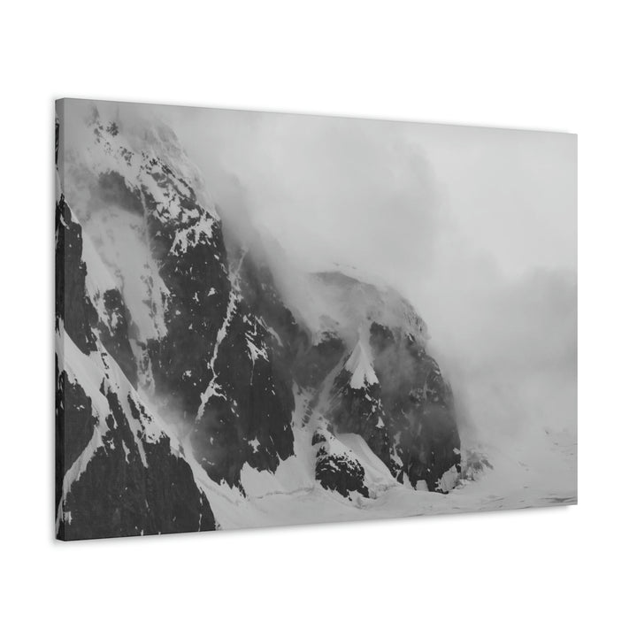 The Mist Descends in Black and White - Canvas