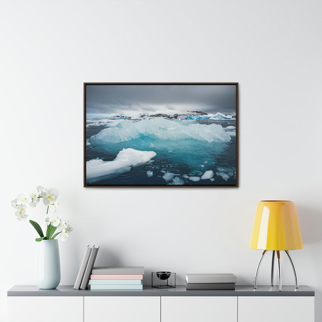 Floating Ice - Canvas with Frame