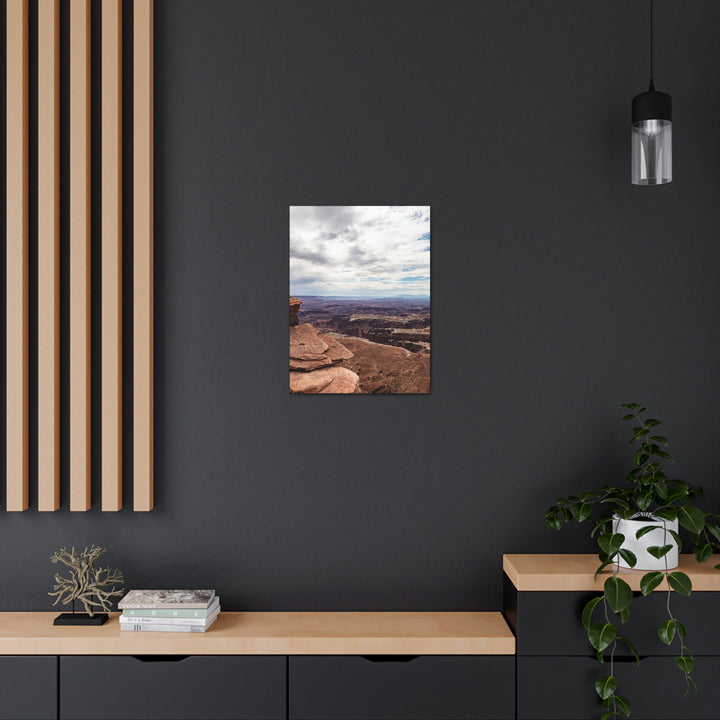 The Canyon Below - Canvas