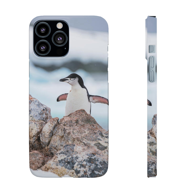 Stretched Penguin - Phone Case