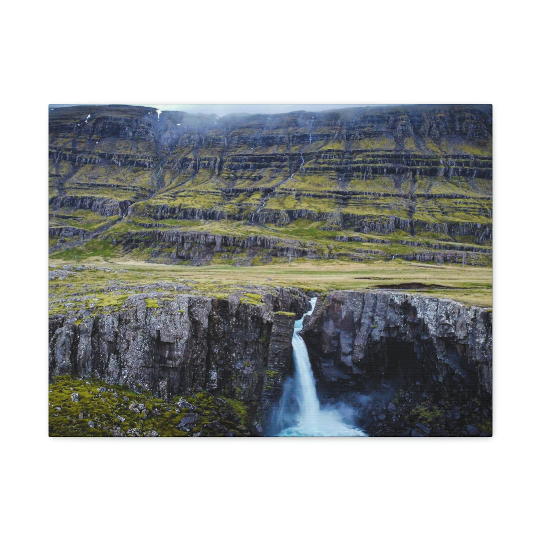 A Remote Waterfall - Canvas