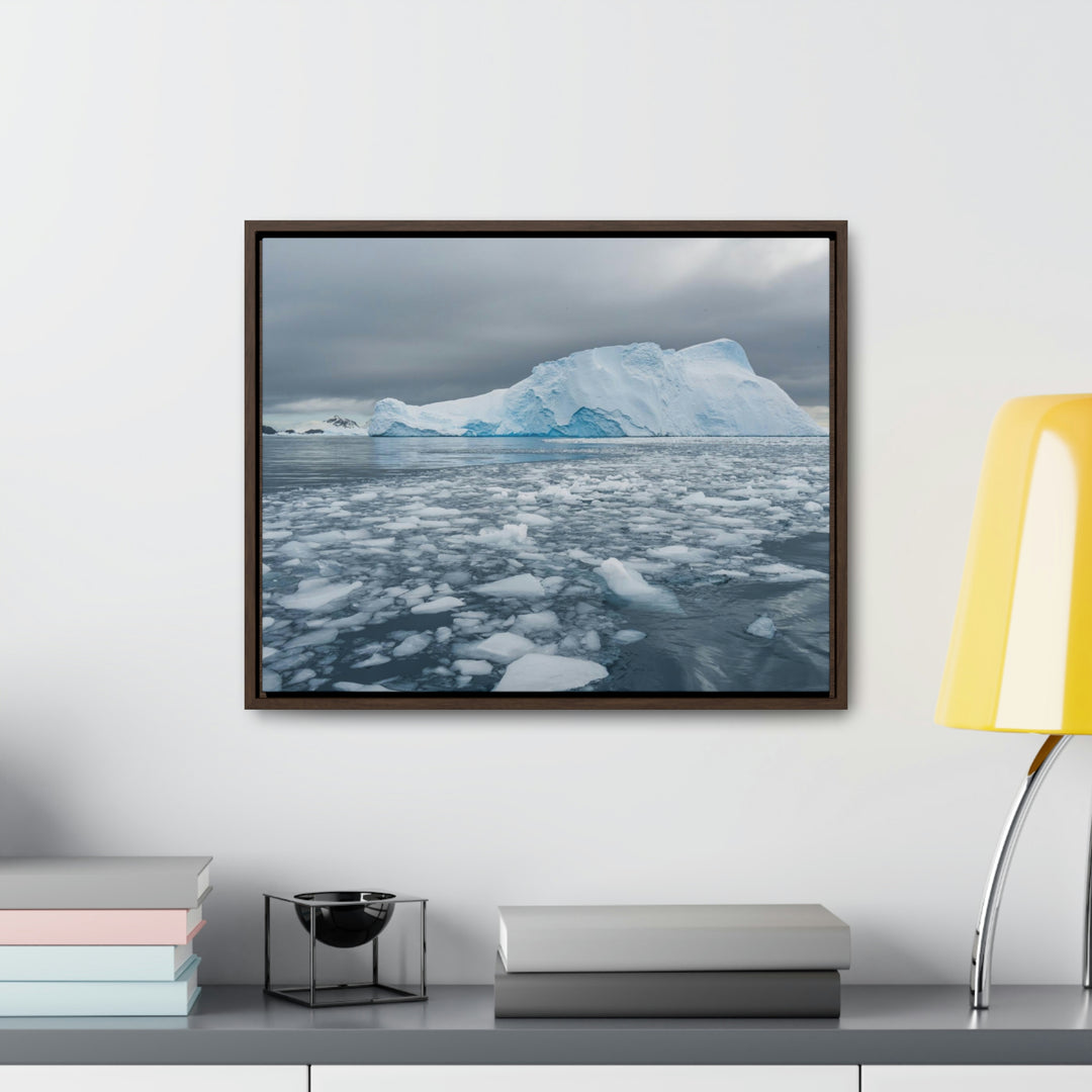 Lane of Ice - Canvas with Frame