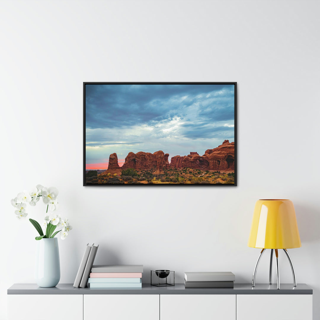 Arches at Sunset - Canvas with Frame