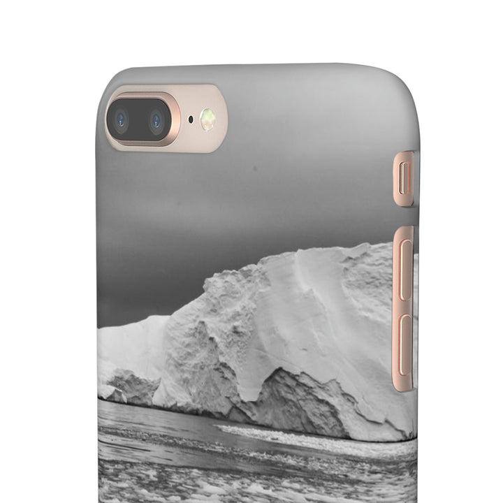 Lane of Ice In Black and White - Phone Case