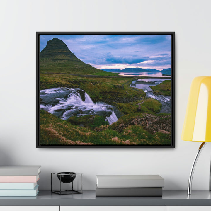 An Icelandic Sunset - Canvas with Frame