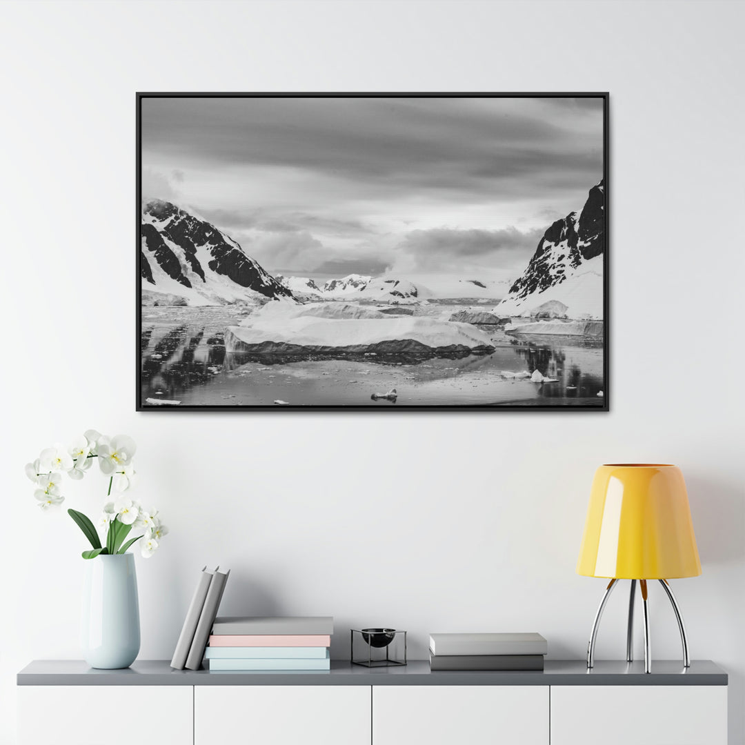 A Still Day in Black and White - Canvas with Frame