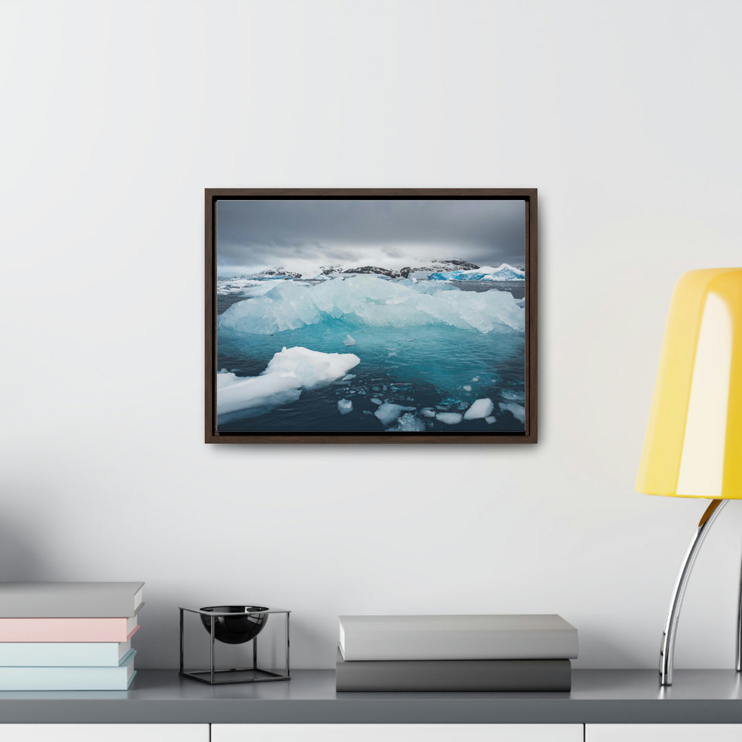 Floating Ice - Canvas with Frame