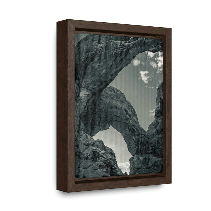 Natural Frames Part 4 in Black and White - Canvas with Frame