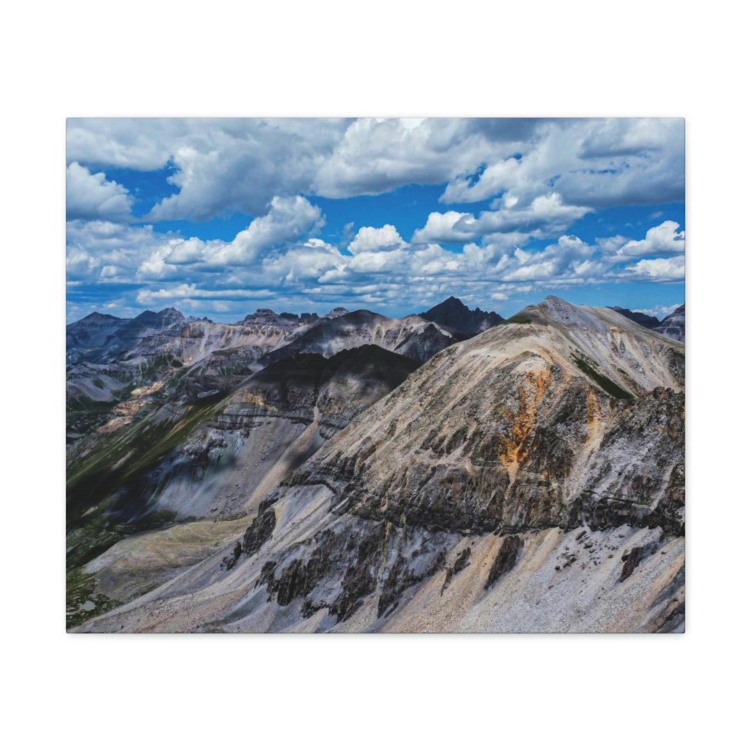 Imogene Pass From the Air - Canvas