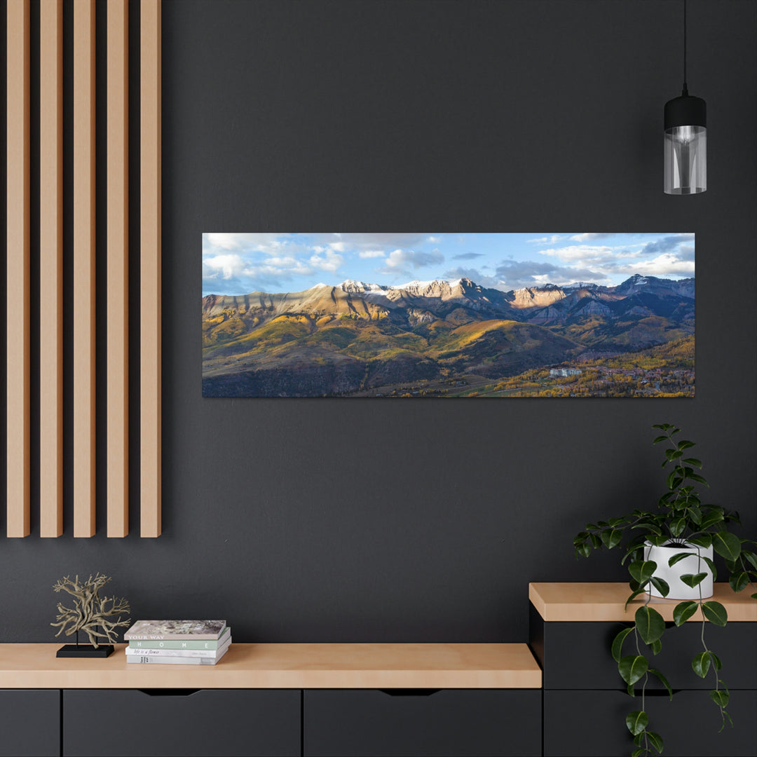 Glowing Mountainside - Canvas