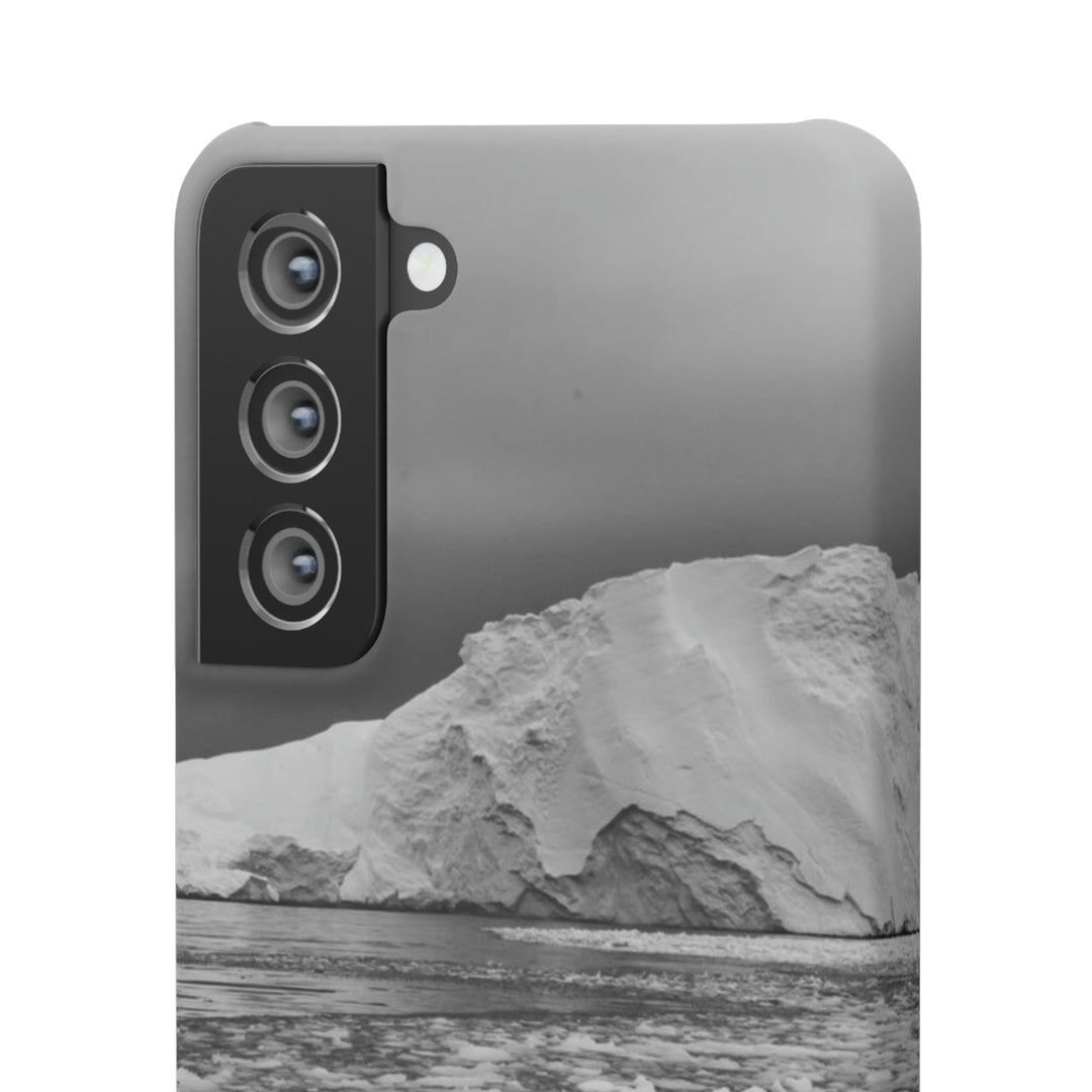 Lane of Ice In Black and White - Phone Case