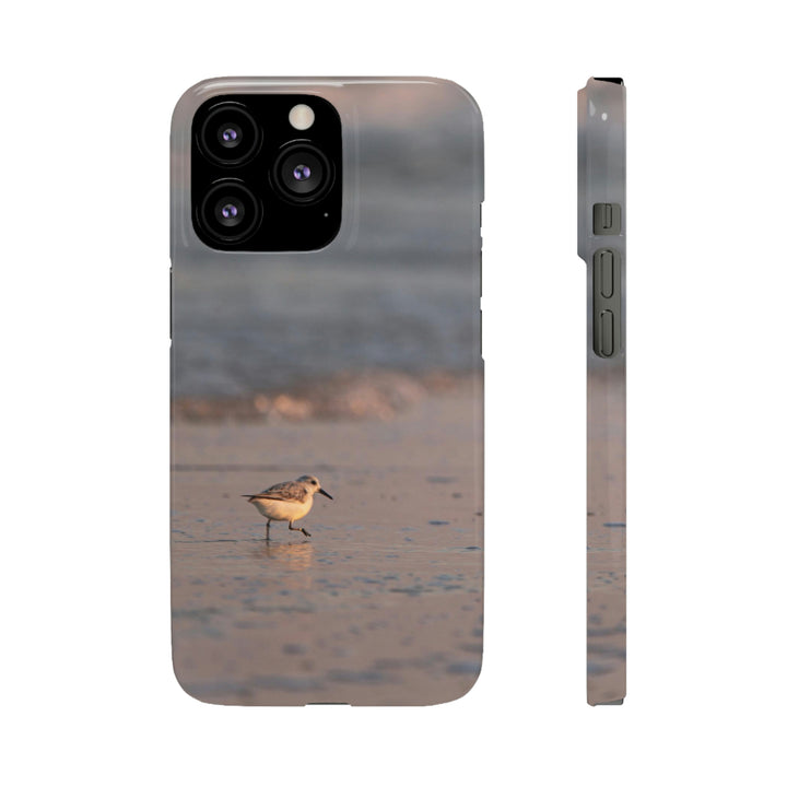 Sanderling in Soft Dusk Light - Phone Case