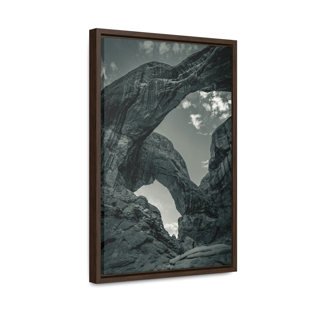 Natural Frames Part 4 in Black and White - Canvas with Frame