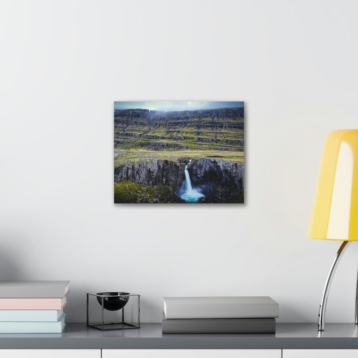 A Remote Waterfall - Canvas