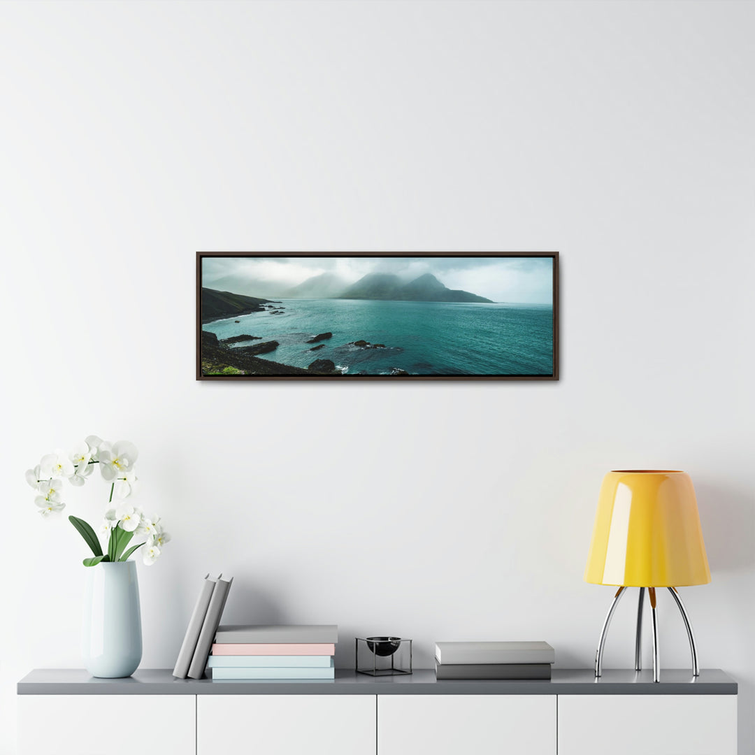 Mystical Mountain View - Canvas with Frame