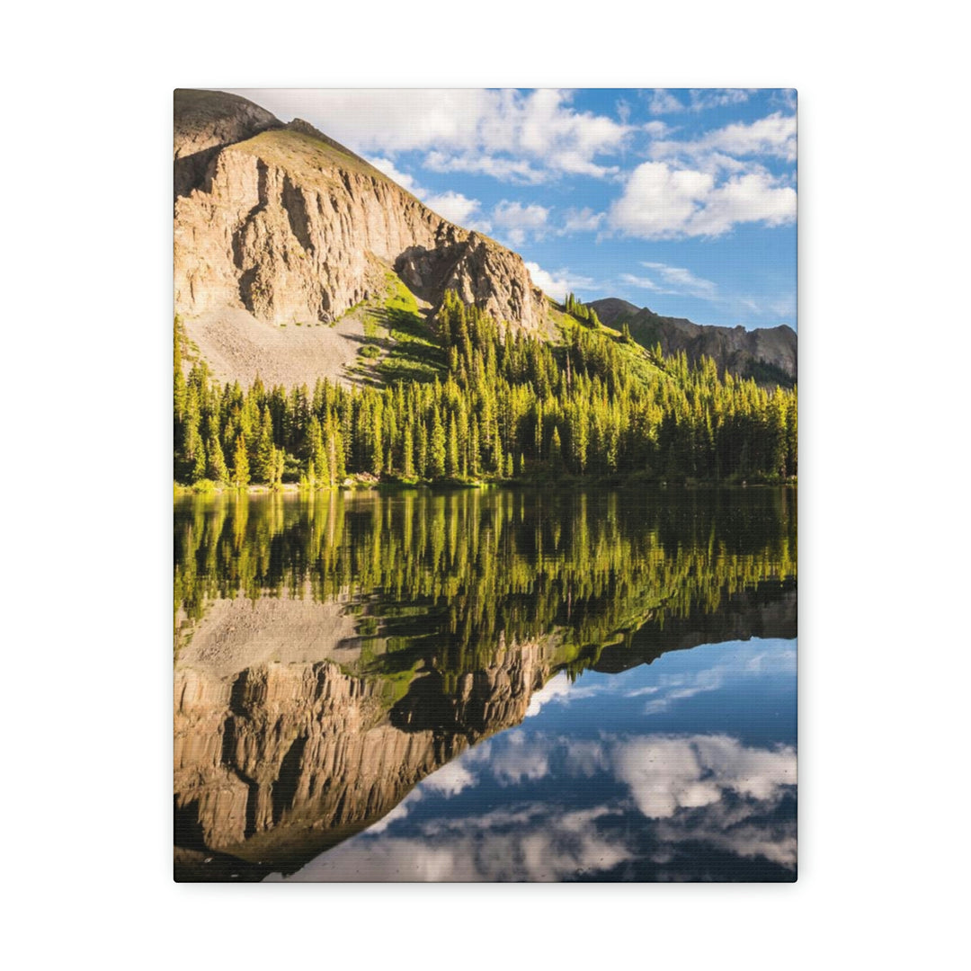 Mountain Scene Reflected - Canvas