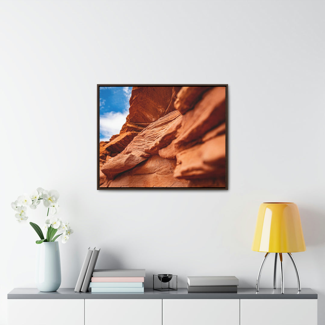 Layers of Rock - Canvas with Frame