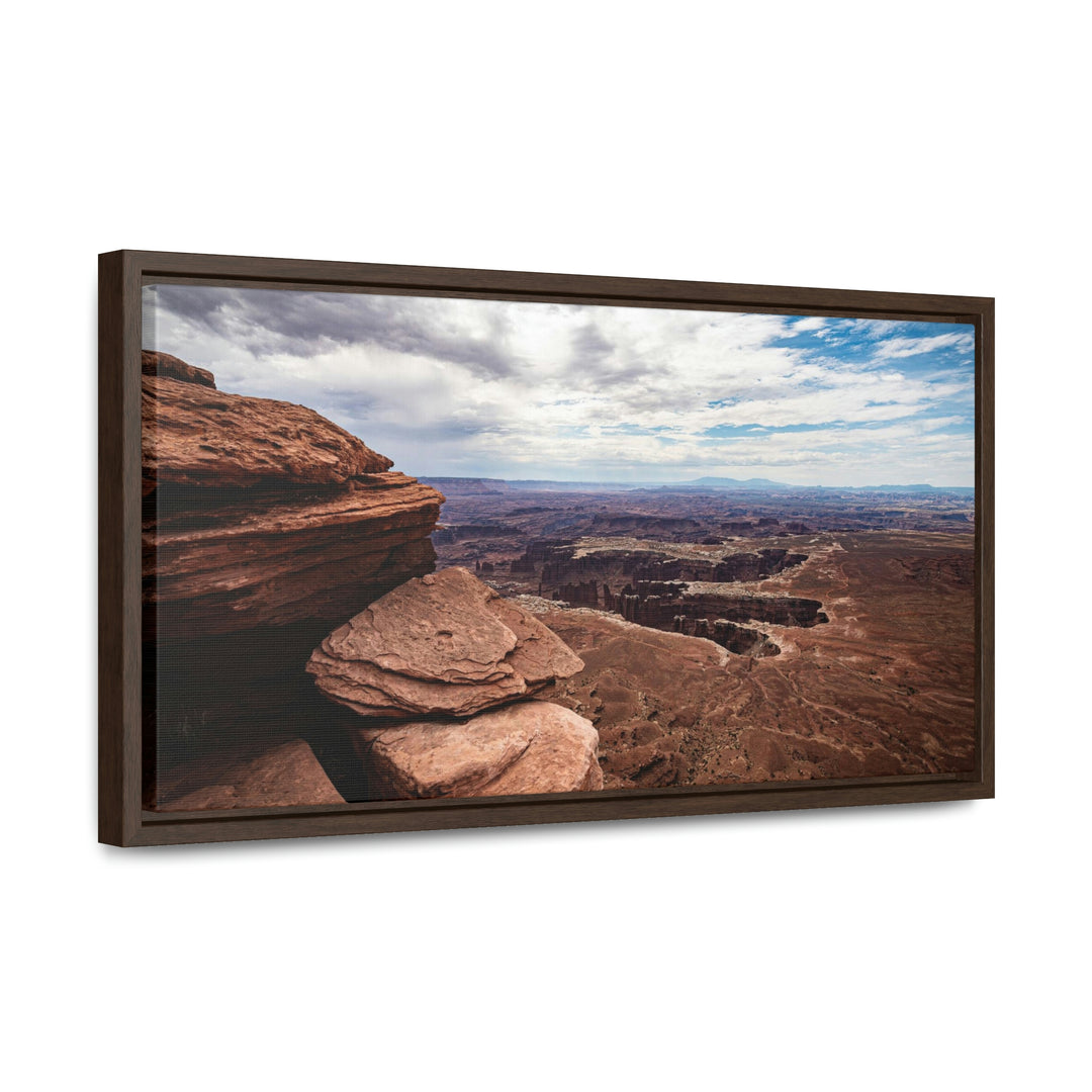 The Canyon Below - Canvas with Frame