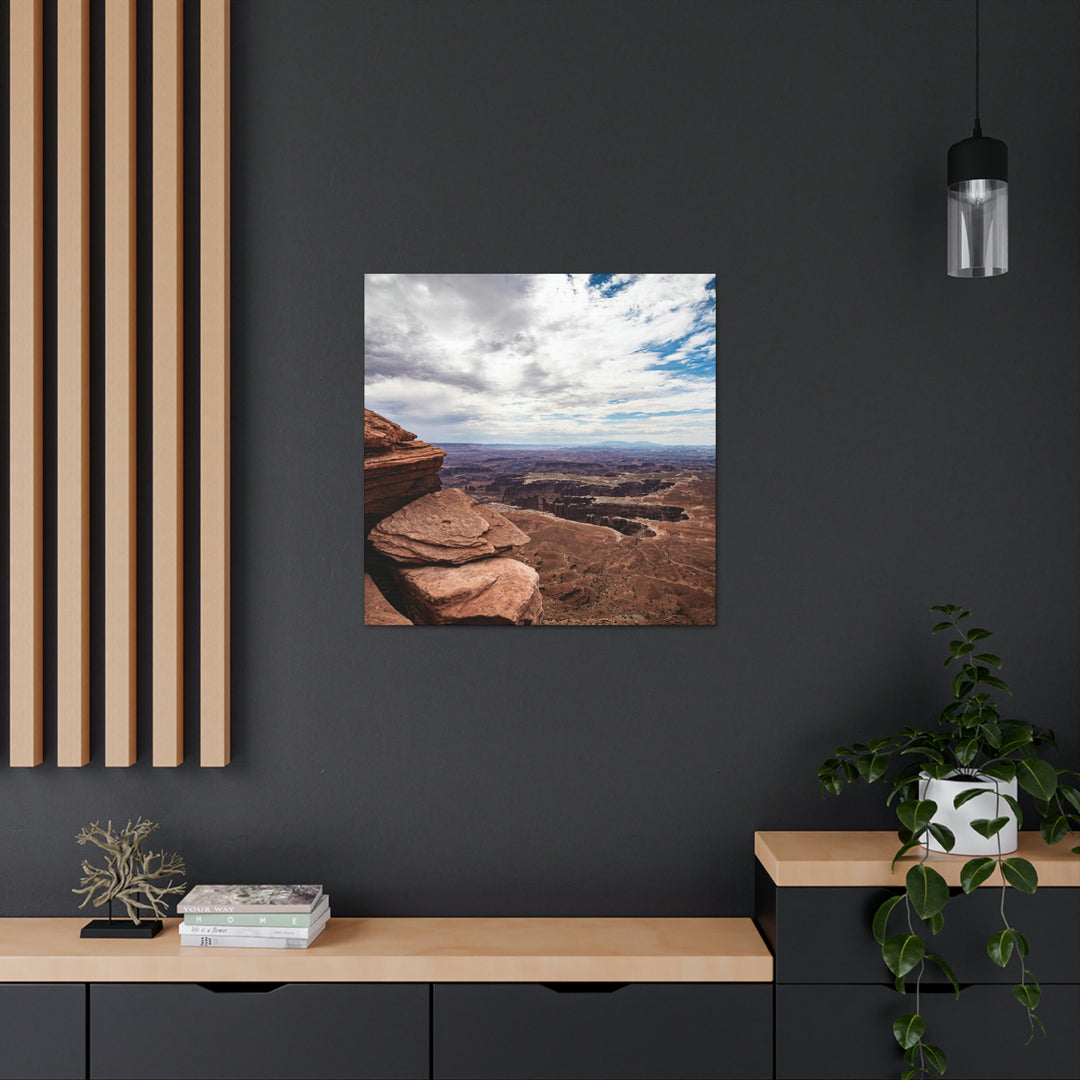 The Canyon Below - Canvas