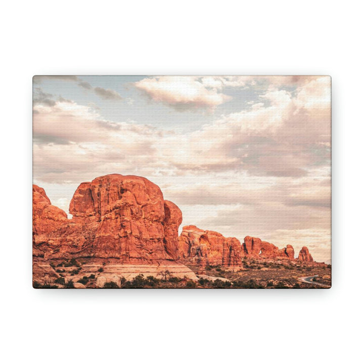 A Desert Sunset - Canvas