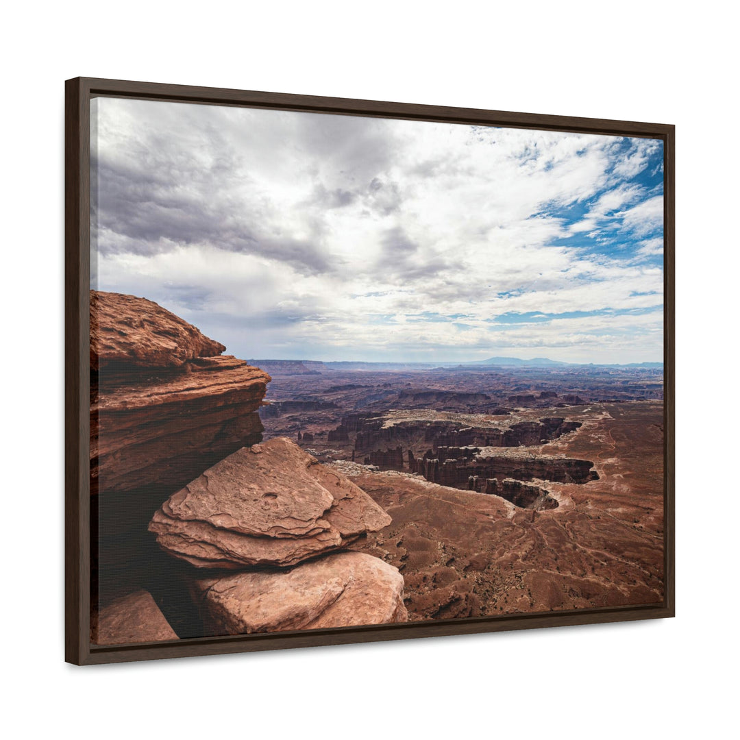 The Canyon Below - Canvas with Frame