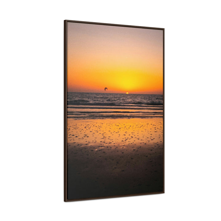 Sunrise on the Sea - Canvas with Frame