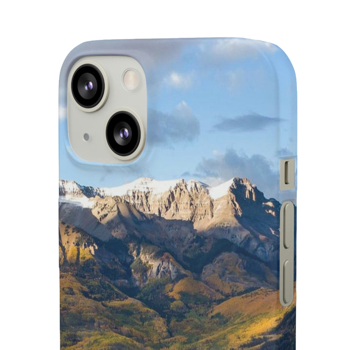 Glowing Mountainside - Phone Case