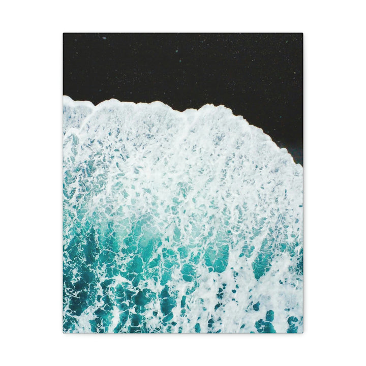 A Wave on Volcanic Sand - Canvas