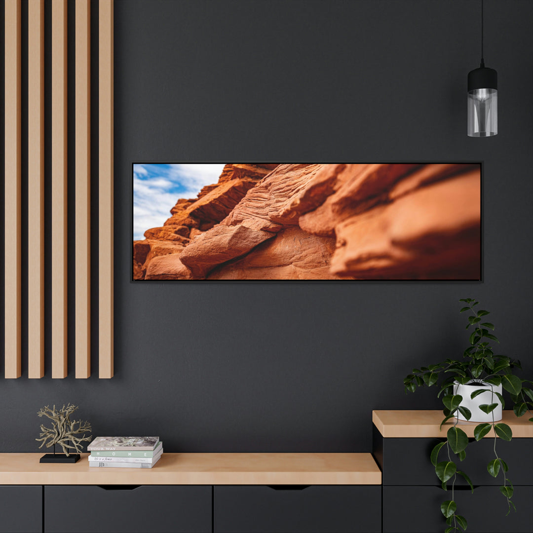 Layers of Rock - Canvas with Frame