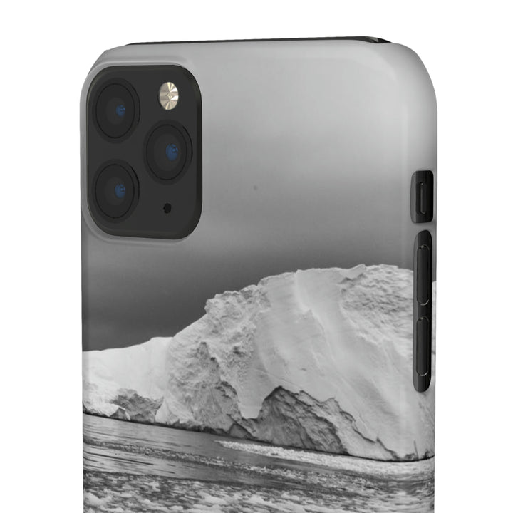 Lane of Ice In Black and White - Phone Case