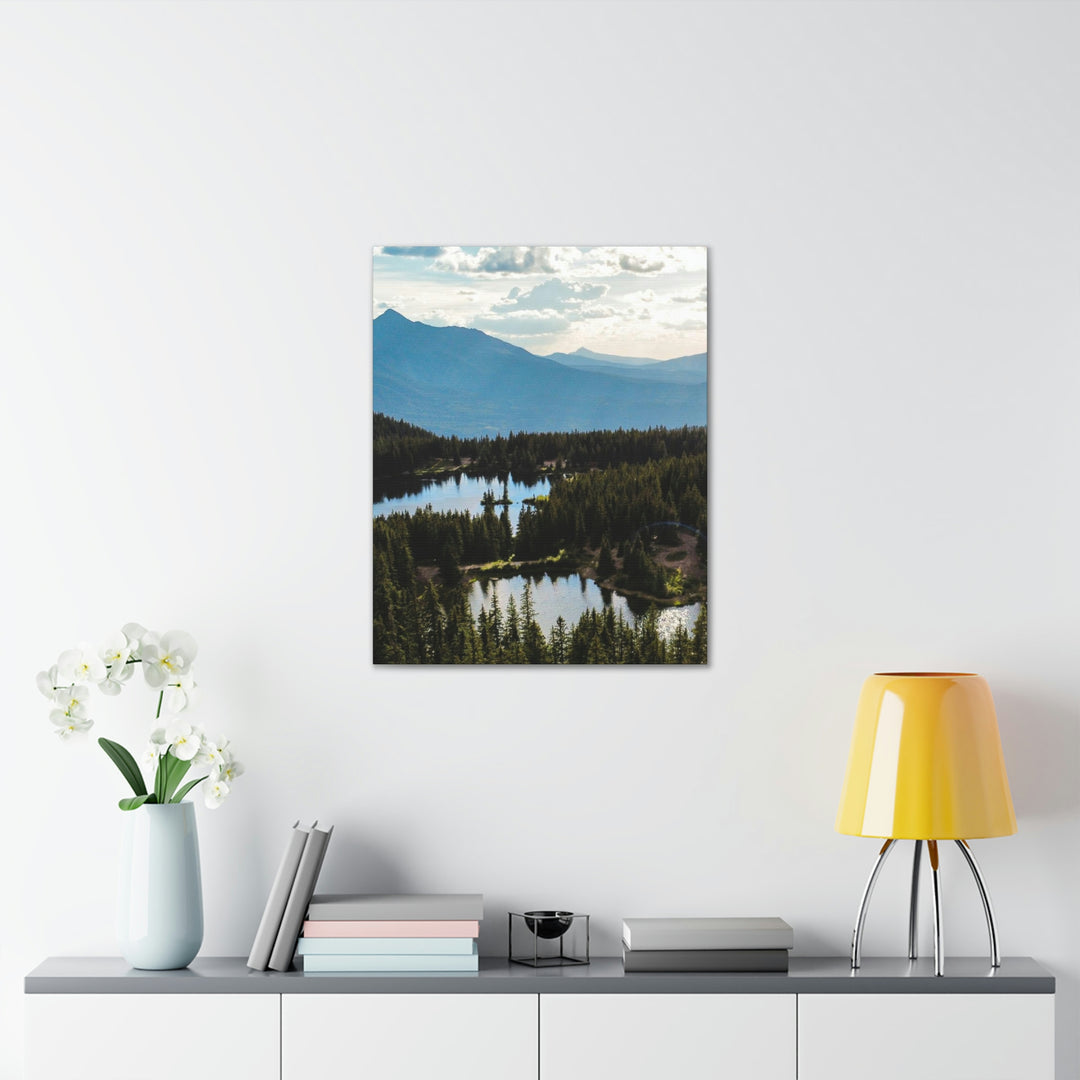 Cool Mountain Lakes - Canvas