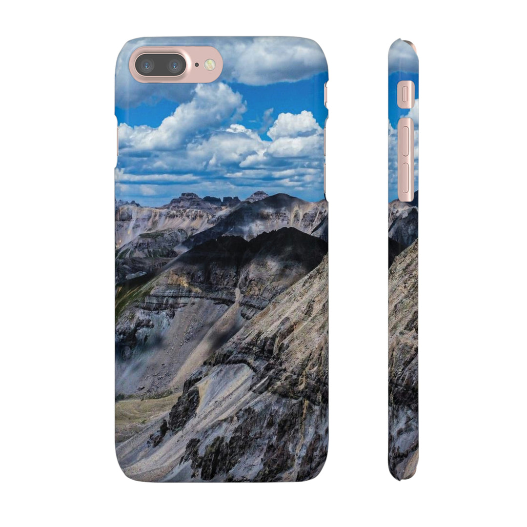 Imogene Pass From the Air - Phone Case