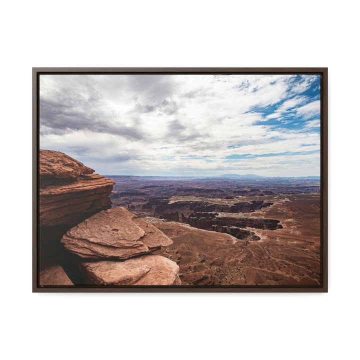 The Canyon Below - Canvas with Frame