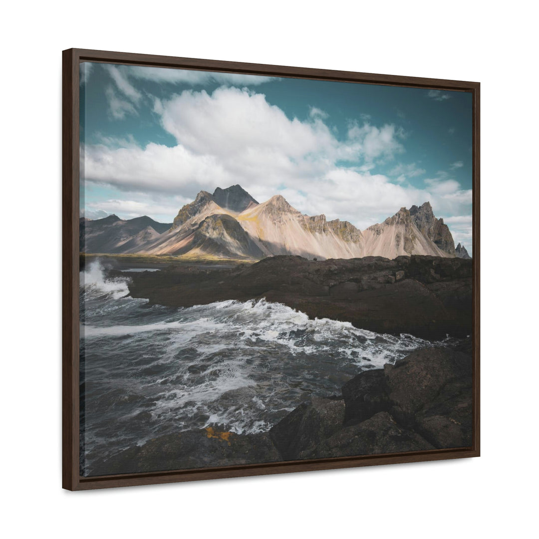 Crashing Sea - Canvas with Frame