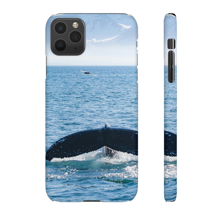 A Whale and A Mountain - Phone Case