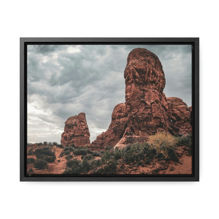 Dramatic Rocks - Canvas with Frame