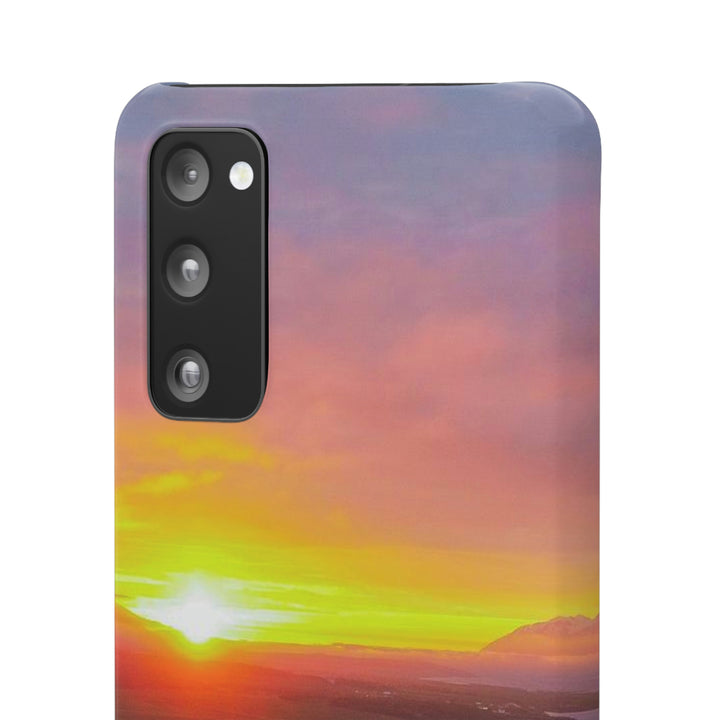 Sunset Over the Fjord Part 1 - Phone Case