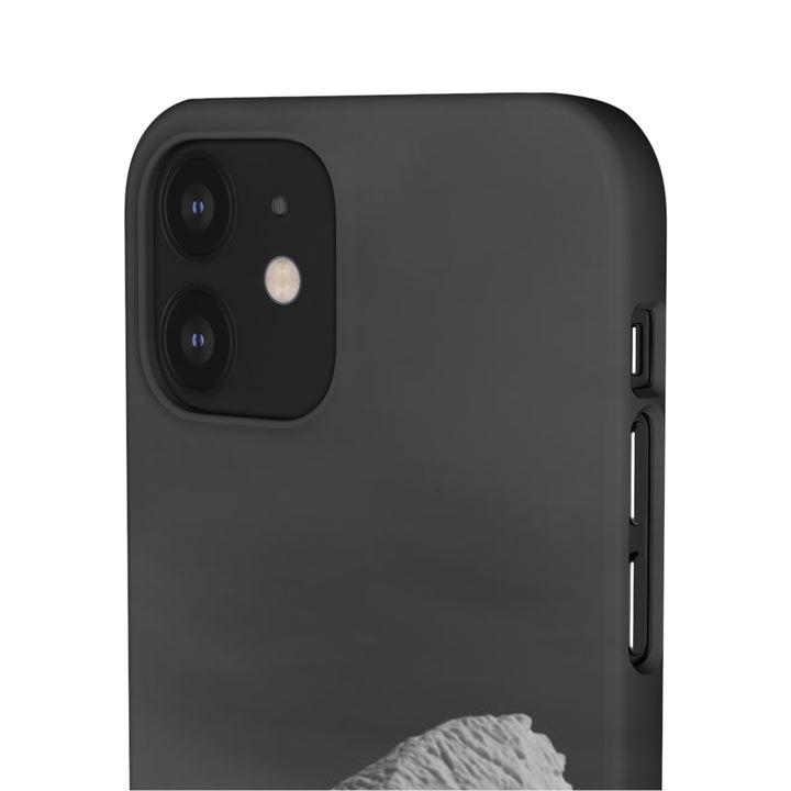 The Angles of an Iceberg in Black and White - Phone Case