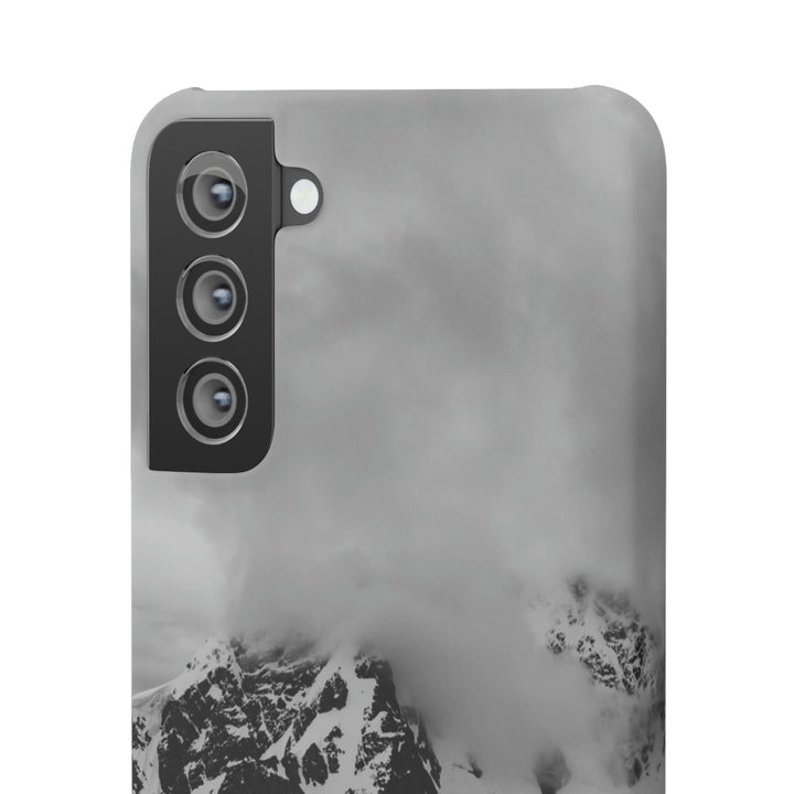 Peaceful Anchoring in Black and White - Phone Case