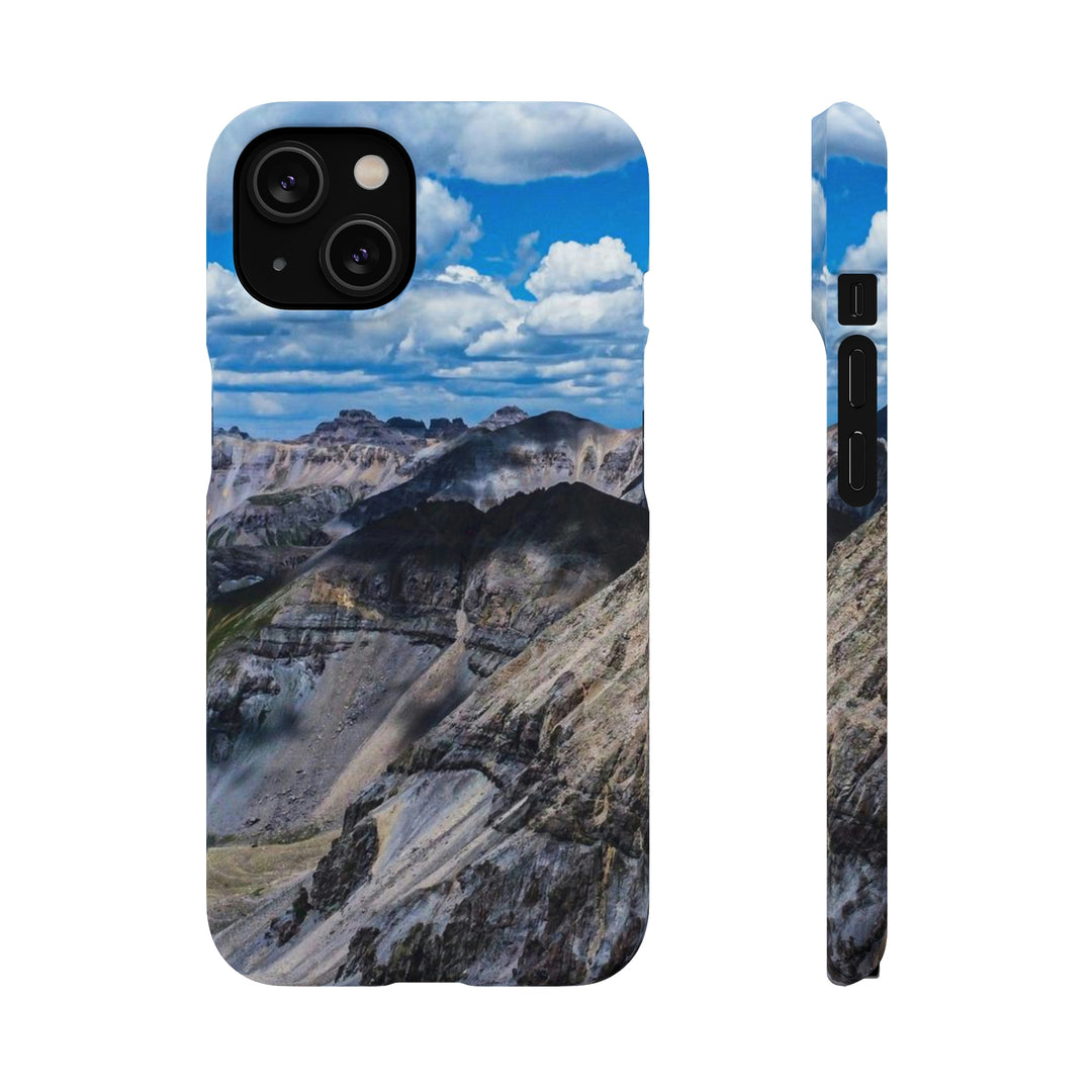 Imogene Pass From the Air - Phone Case