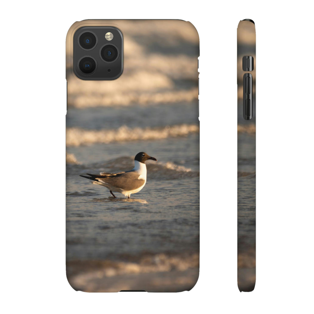 Laughing Gull in the Surf - Phone Case