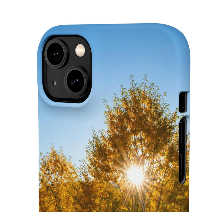 Sun Through the Aspens - Phone Case