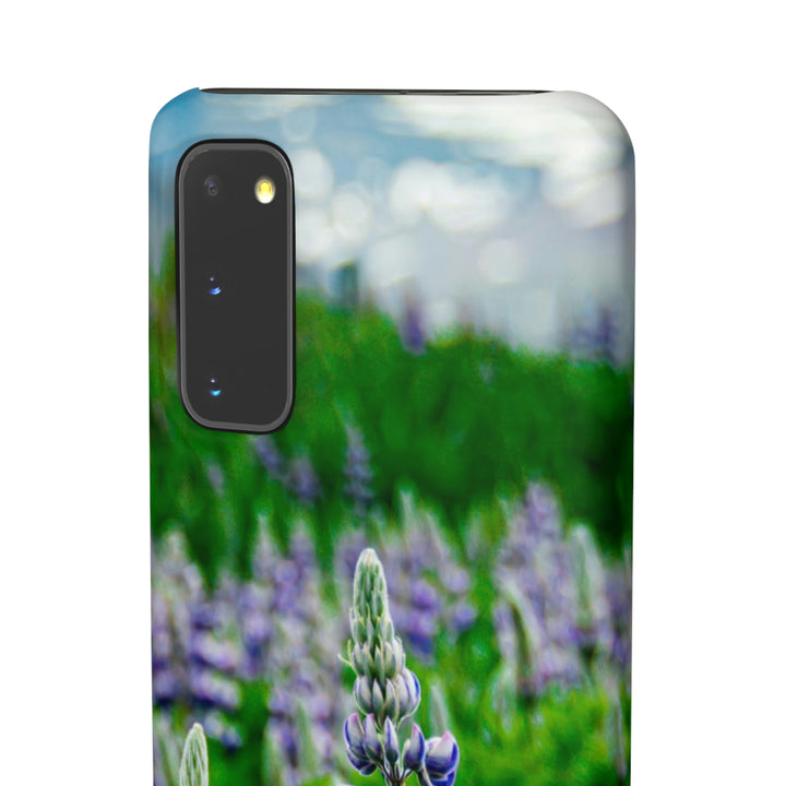 Glowing Lupin with Mountains - Phone Case