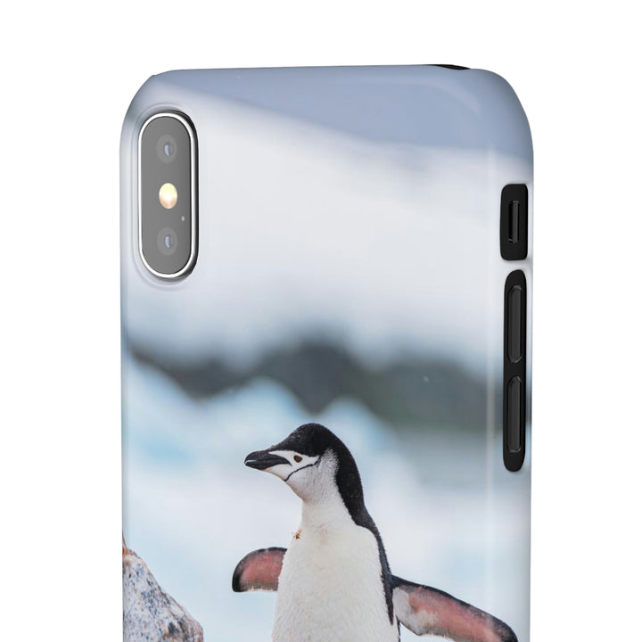 Stretched Penguin - Phone Case