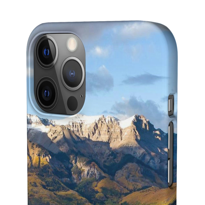 Glowing Mountainside - Phone Case