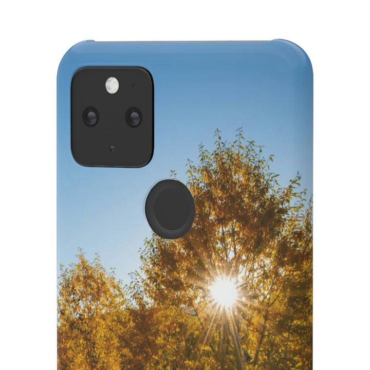 Sun Through the Aspens - Phone Case