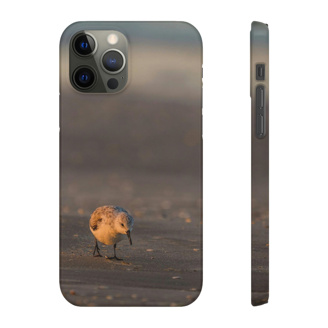 Feeding Sanderling - Phone Case