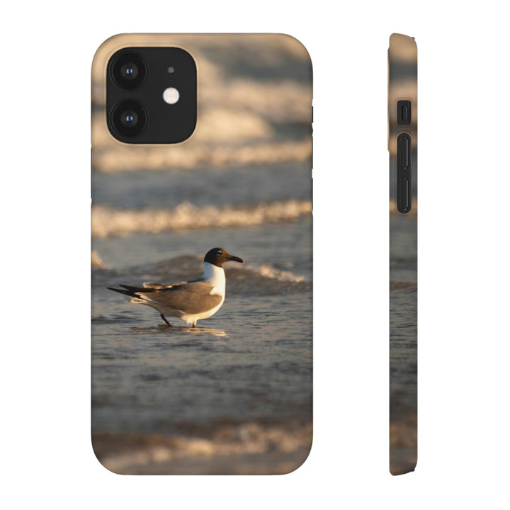 Laughing Gull in the Surf - Phone Case