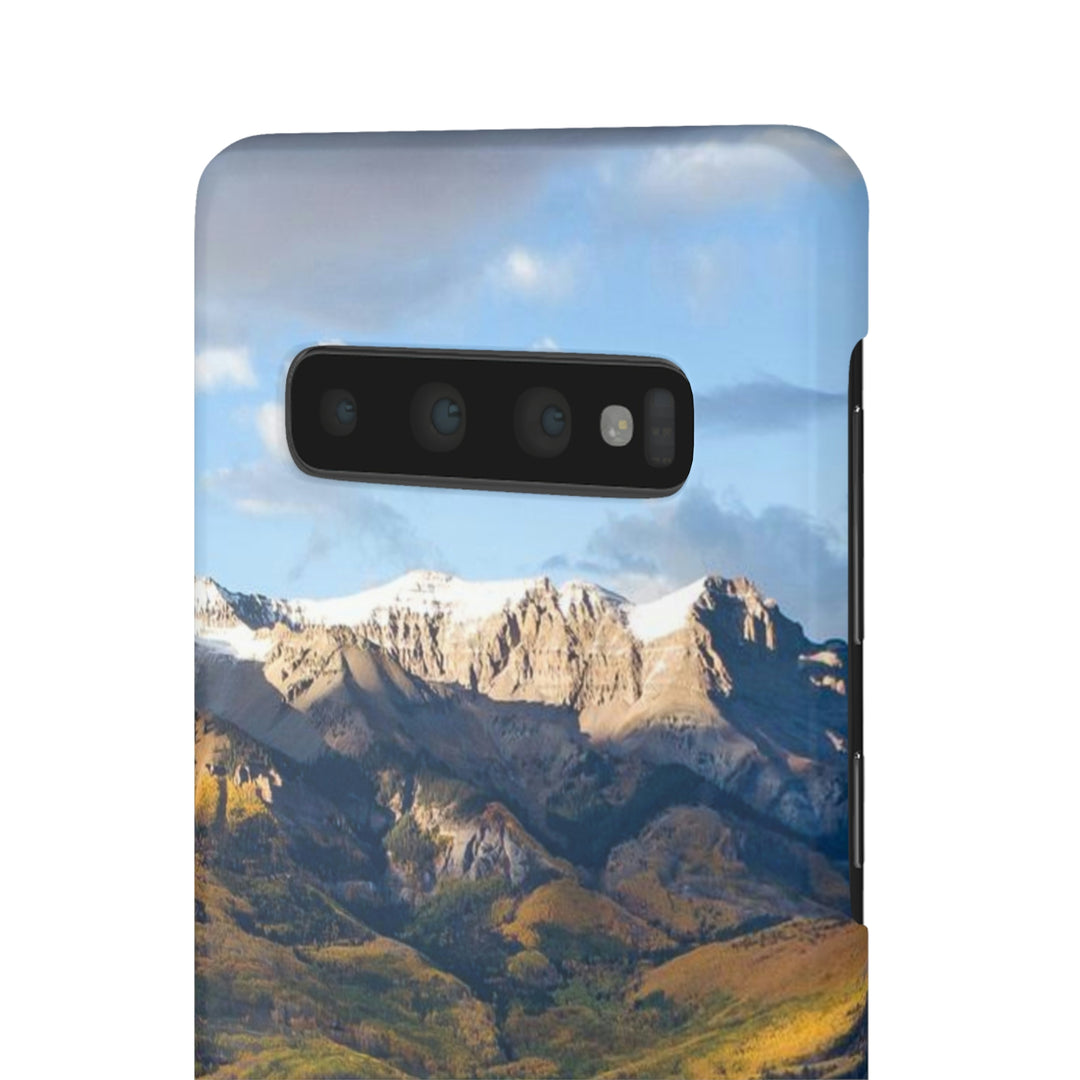 Glowing Mountainside - Phone Case