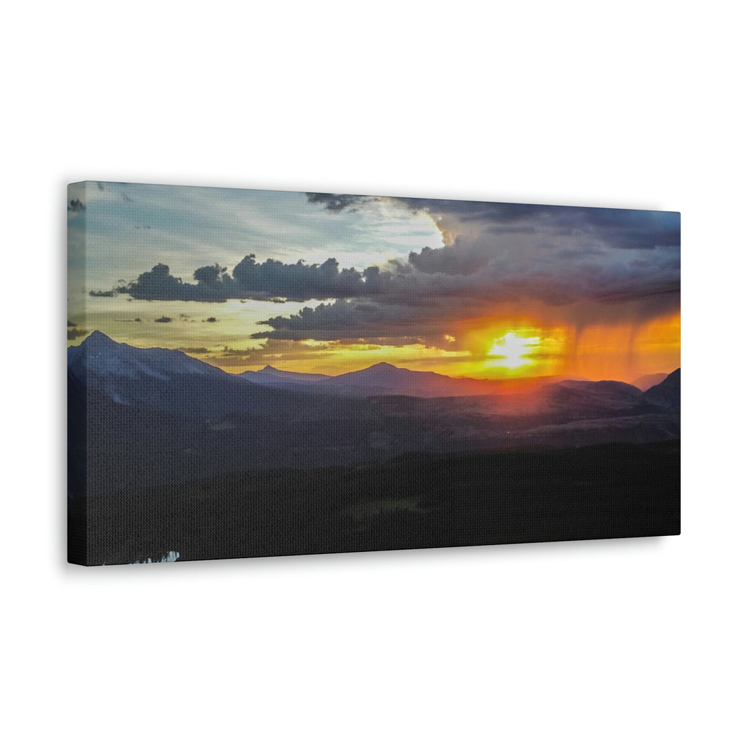 Rainy Sunset - Canvas